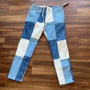 Denim Patchwork Pants PACSUN